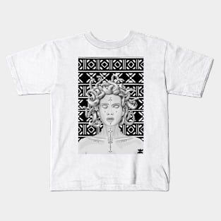 MEDUSA  with tattoo berbère Kids T-Shirt